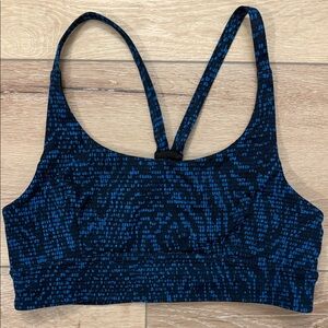Lululemon Train Times Bra *Pulse Capri Black and Blue